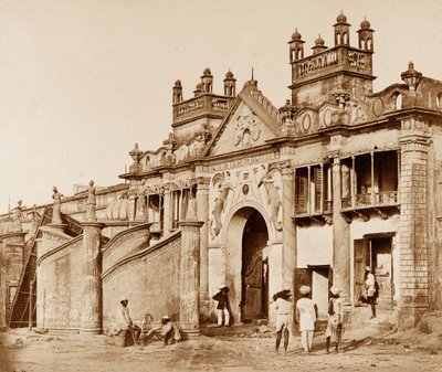 A Gateway Leading into the Kaiserbagh, Lucknow by Felice Beato